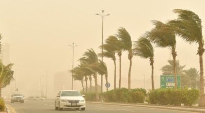 طقس غير مستقر بمنطقة حائل حتى المساء