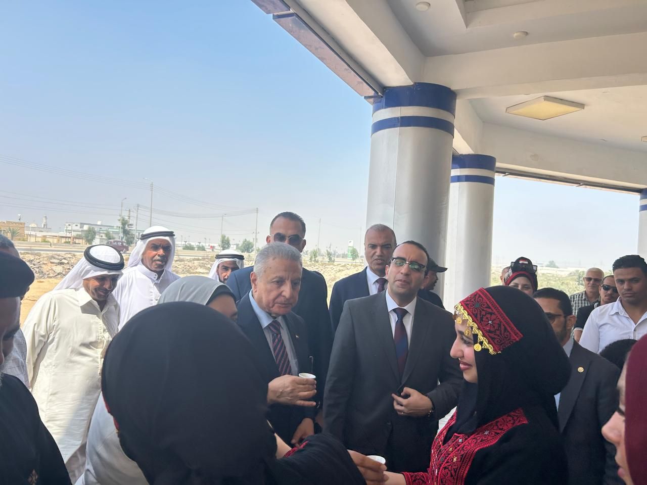 أحمد عصام نائب المحافظ خلال الافتتاح أحمد عصام نائب المحافظ خلال الافتتاح