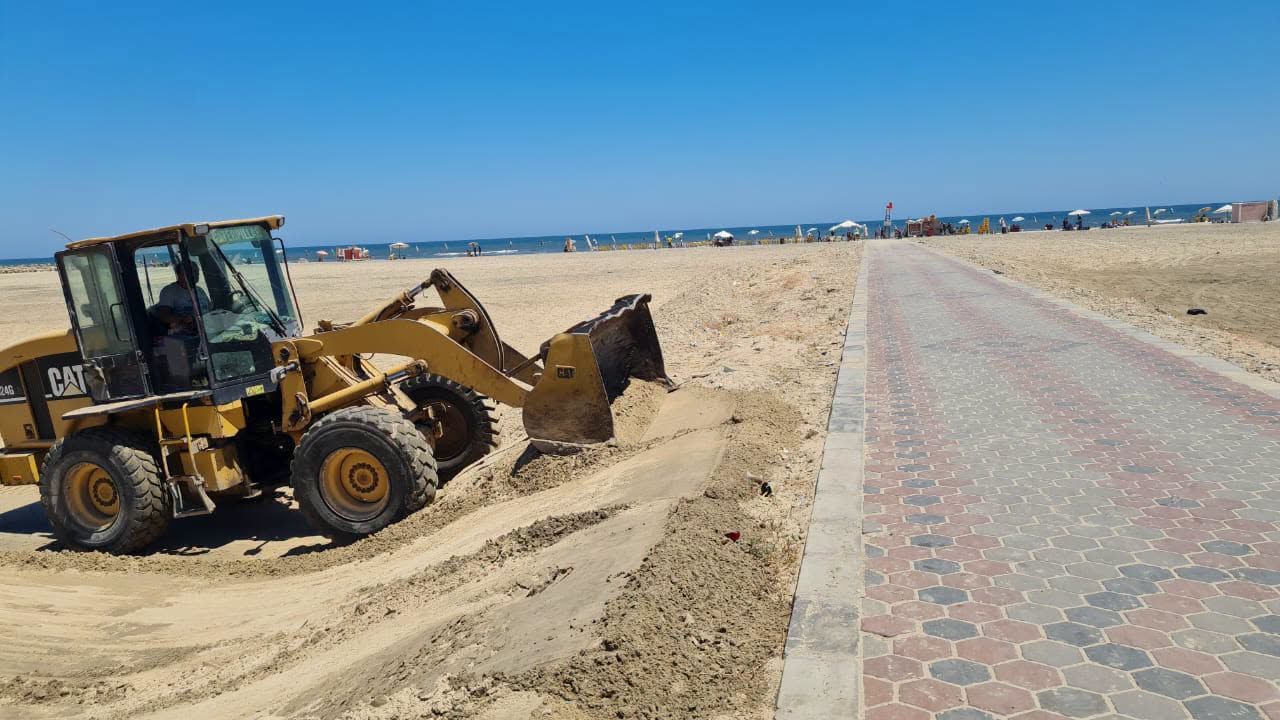 انشاء مشايات بمصيف بلطيم