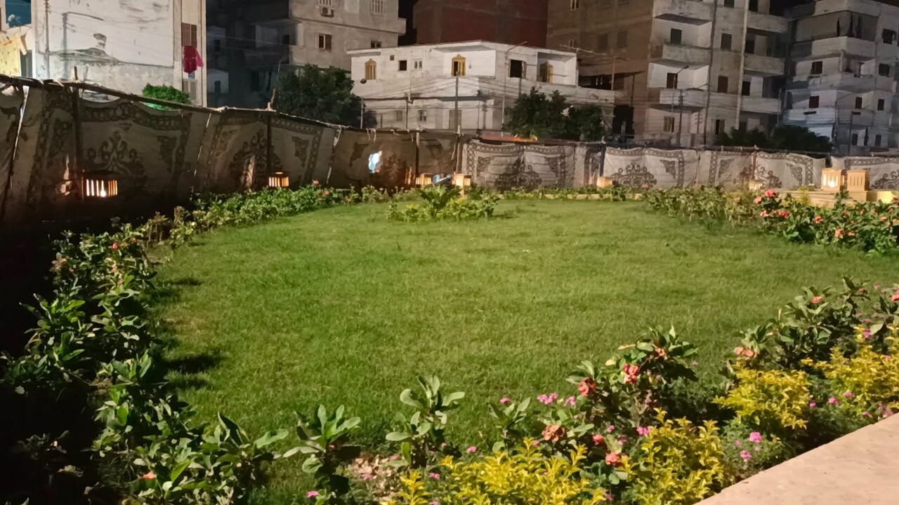 زيادة المساحات الخضراء بالميدان