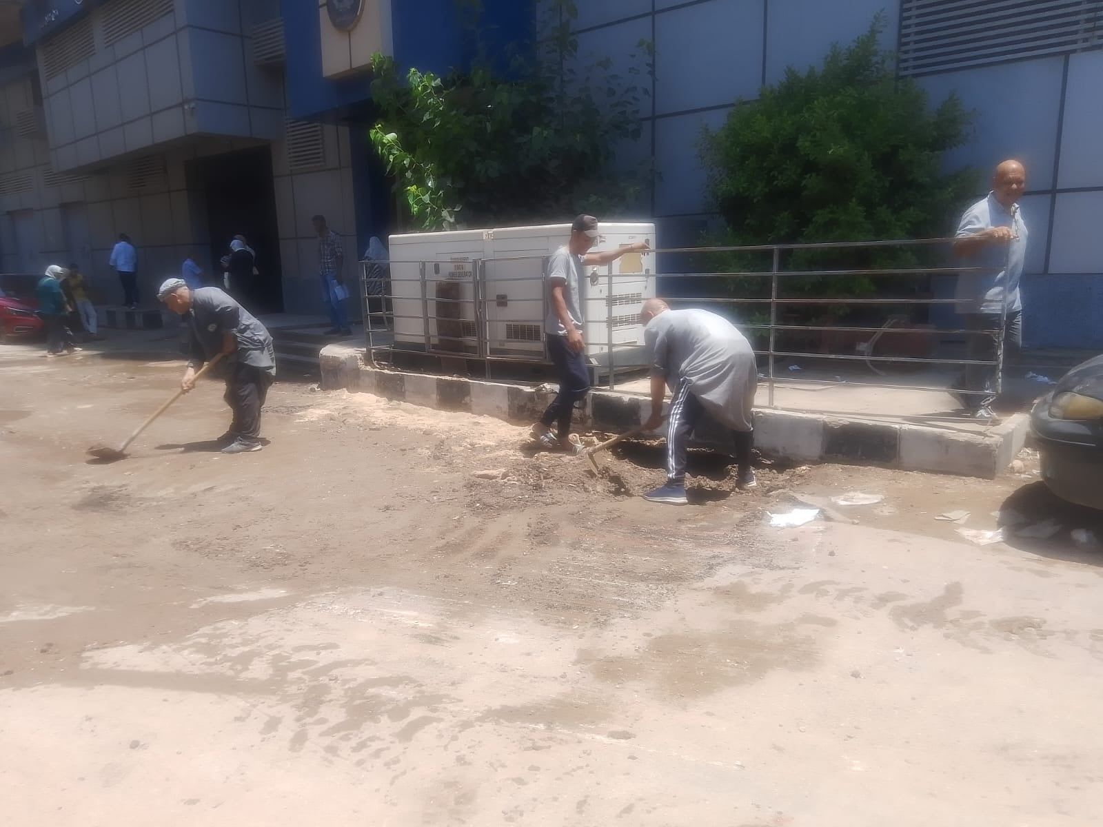 تنفيذ أعمال اصلاح ماسورة مياة