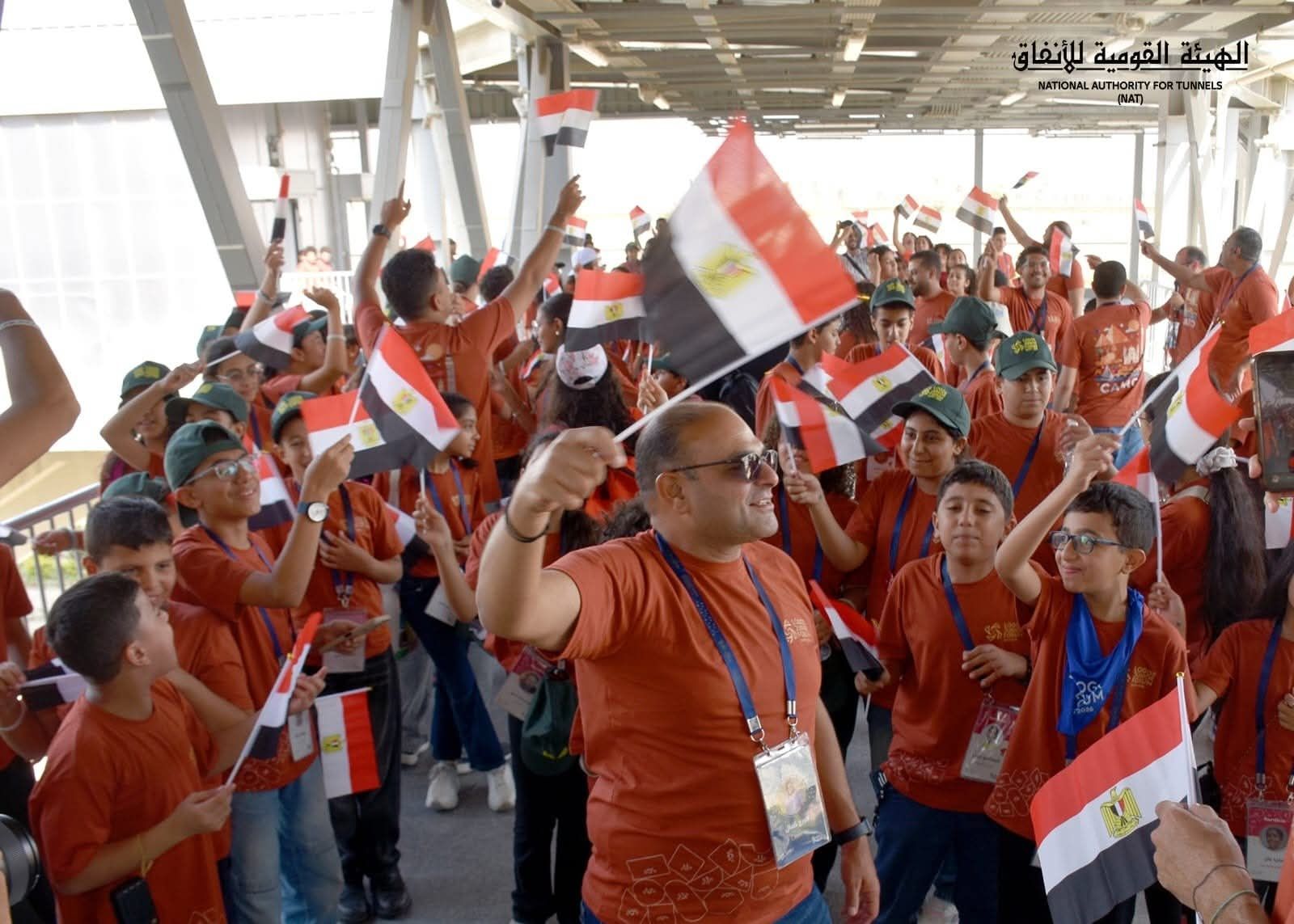 جانب من استقبال الأطفال