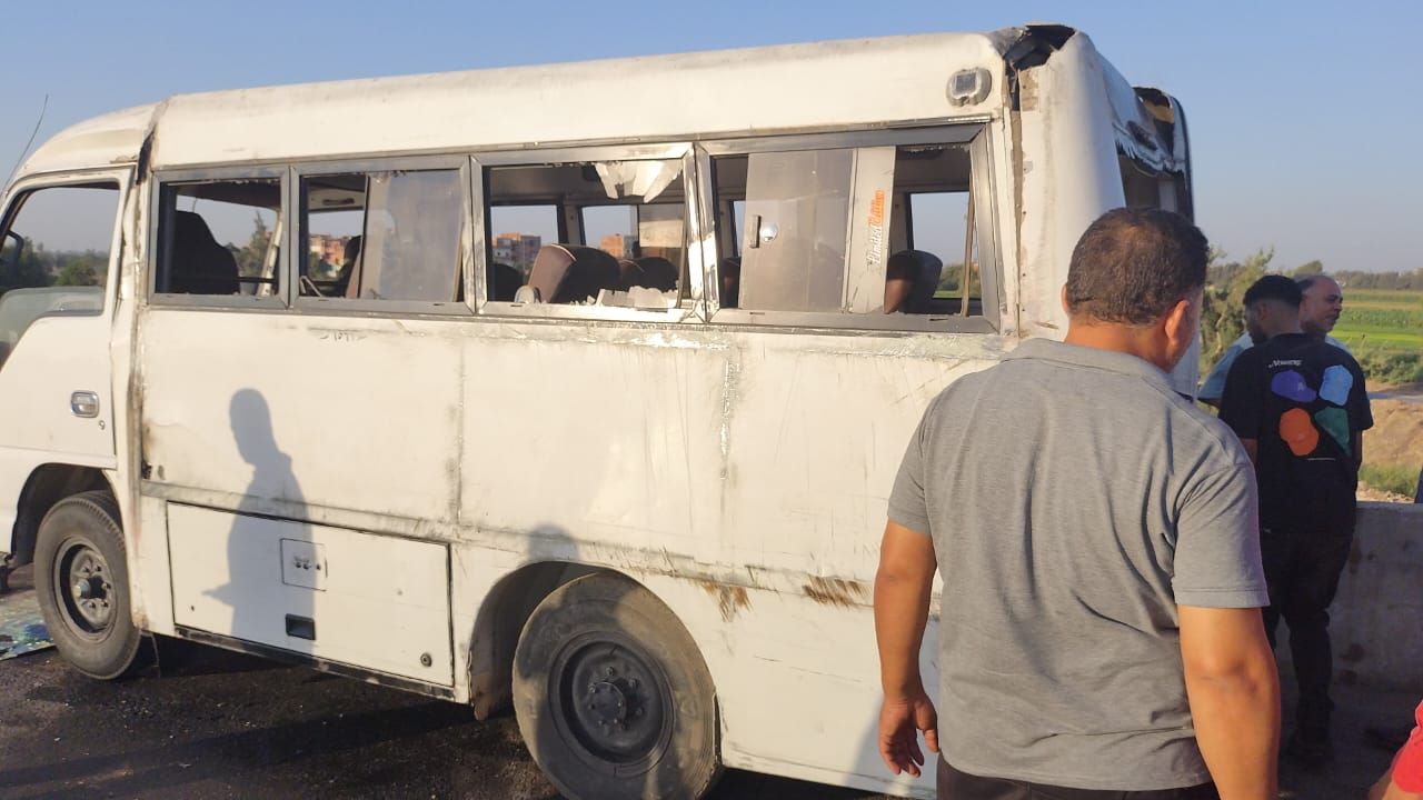 الأتوبيس المتسبب بالحادث