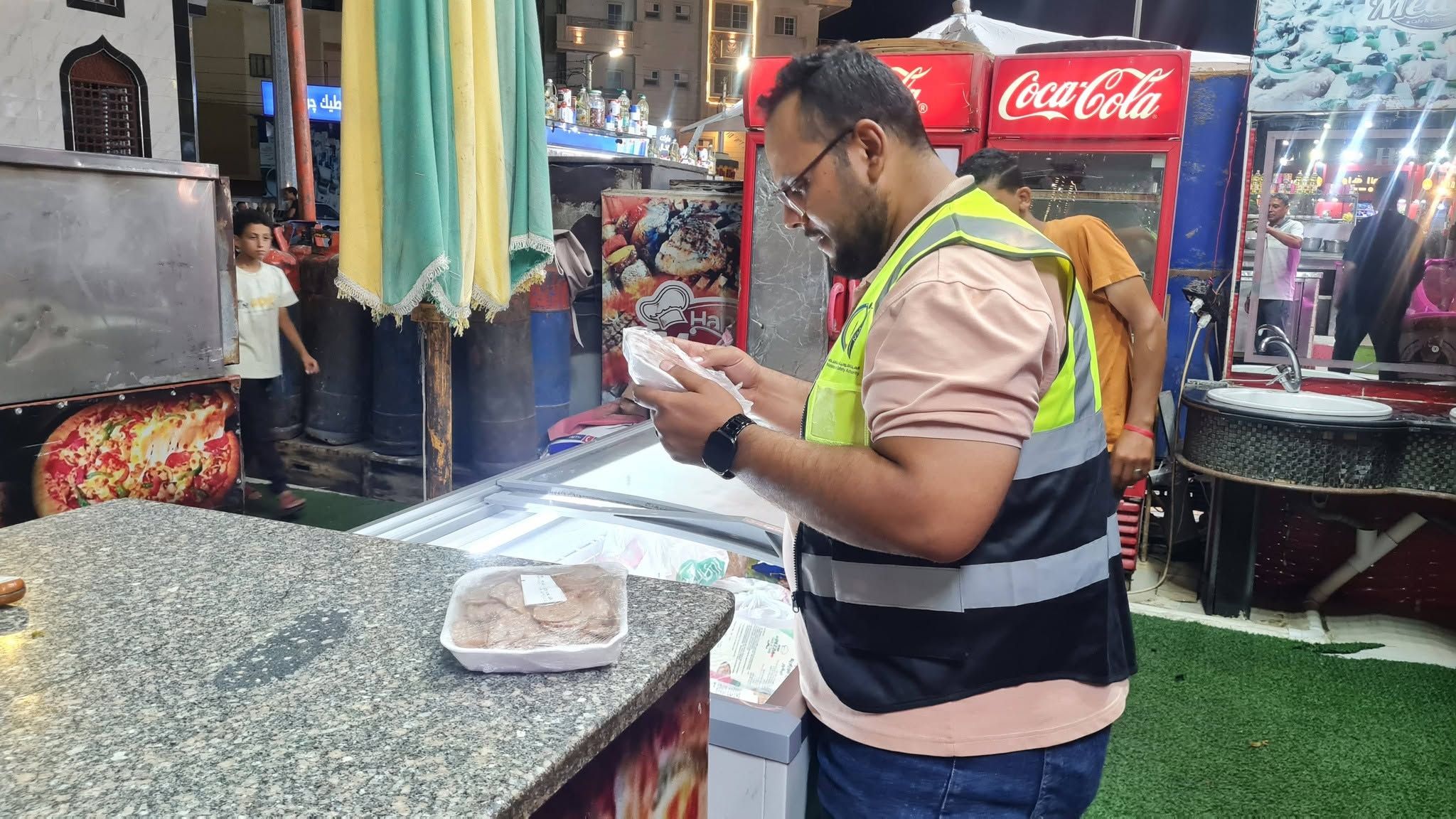 حملة تموينية بمصيف بلطيم
