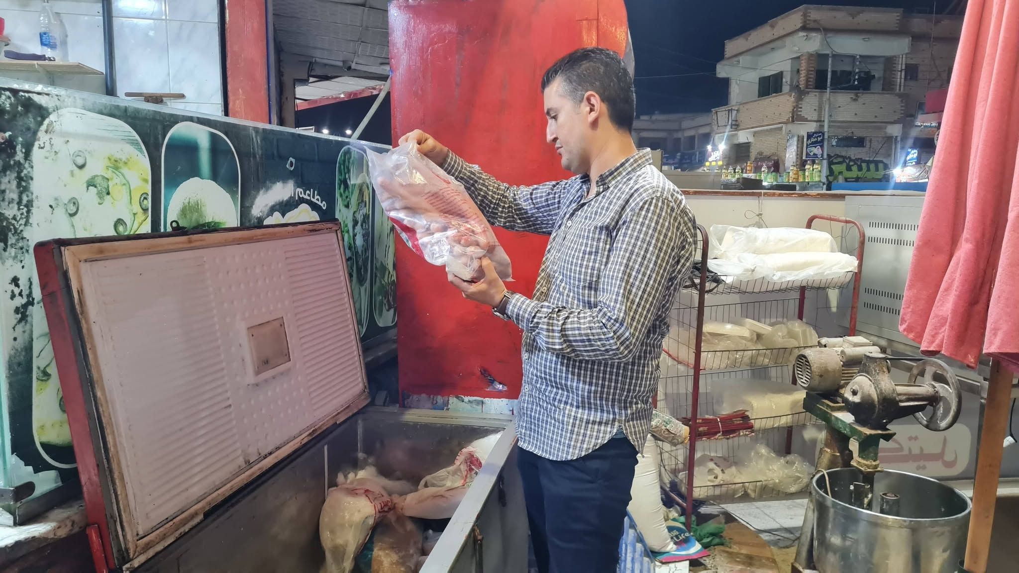حملات رقابية على الاسواق بمصيف بلطيم