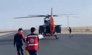 وفاة وإصابتان.. الإسعاف الجوي يشارك فرق الهلال الأحمر بنجران مباشرة حادثة تصادم
