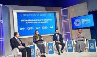 وزيرة التخطيط تشارك بجلسة "تعزيز النمو الشامل والمساواة بين الجنسين" باجتماعات البنك الدولى