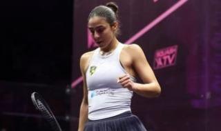 انسحاب هانيا الحمامى من بطولة الجونة الدولية للاسكواش بسبب الإصابة