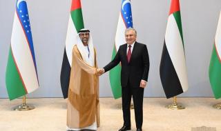 رئيس أوزبكستان يستقبل سهيل المزروعي .. ويؤكد قوة العلاقات الاقتصادية المزدهرة مع الإمارات
