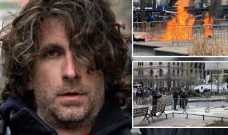 أمام محكمة ترامب.. وفاة أمريكي أحرق نفسه احتجاجا على “الانقلاب العالمي” (فيديو)