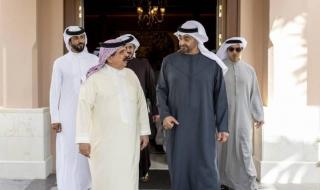 محمد بن زايد وملك البحرين يدعوان لتهدئة الأوضاع بالشرق الأوسط وتجنب التصعيد العسكري