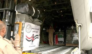 إسقاط 82 طن مساعدات على غزة ضمن العملية الـ42 لـ«طيور الخير»