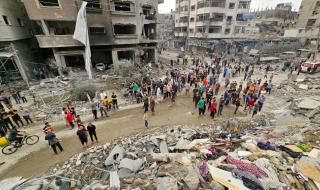استشهاد 10 فلسطينيين في قصف إسرائيلي على جنوب غزة