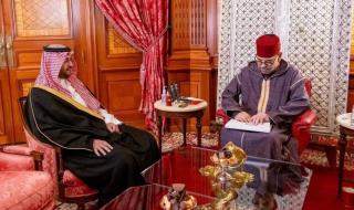 ملك المغرب يستقبل الأمير تركي بن محمد بن فهد بن عبدالعزيز
