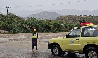 “الدفاع المدني” يحذر المواطنين من استمرار هطول الأمطار الرعدية على تلك المناطق