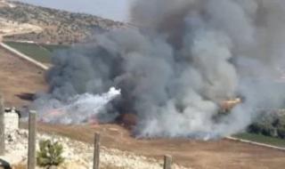 صافرات الإنذار تدوى فى أكثر من 30 موقعا على الحدود اللبنانية الإسرائيلية