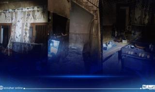 الجلفة: إصابة 10 أشخاص اثر نشوب حريق بمنزلهم العائلي بحي بوتريفيس