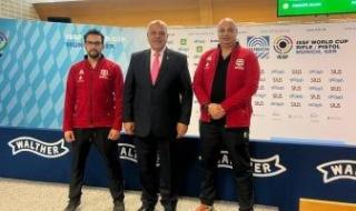 محمد حمدى يحقق إنجازاً جديداً فى بطولة كأس العالم للرماية بألمانيا