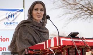 ناشط فلسطيني: أنجلينا جولي تسعى لإقامة قرية إغاثة لأطفال غزة