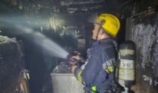 إخماد حريق محدود داخل مطعم فى المعادى