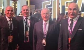 محمد
زيدان
يحضر
قرعة
كأس
العالم
بصحبة
أبو
ريدة
والتوأم