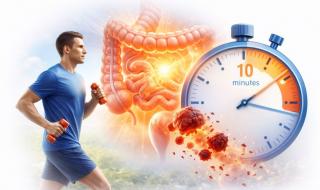 10
      دقائق
      رياضة
      يومياً
      تبطئ
      سرطان
      الأمعاء