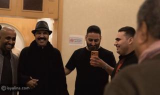 محمد عبده يفاجئ عبدالله الرويشد باستقبال حافل في كواليس فبراير الكويت