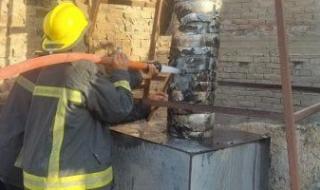 اندلاع
حريق
داخل
مطعم
فى
حدائق
القبة