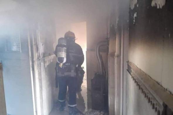 إصابة شخصين في حريق شقة بسطيف