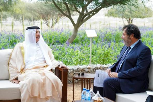 سعود بن صقر يبحث مع سفير هولندا تعزيز العلاقات