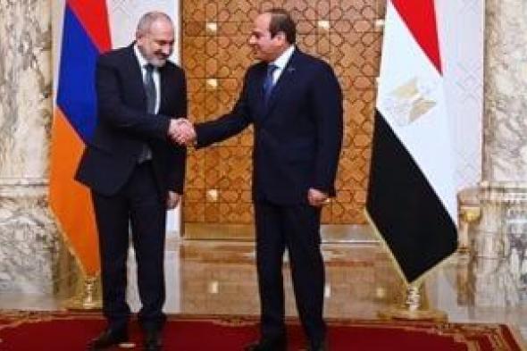 الرئيس السيسى يؤكد دعم مصر للمبادرات الرامية لتحقيق السلام والاستقرار فى جنوب القوقاز