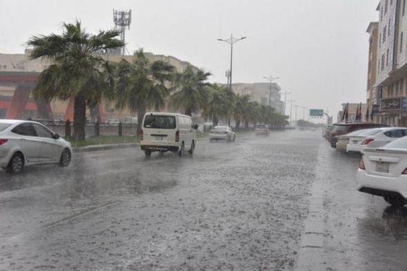 "الأرصاد": أمطار متوسطة إلى غزيرة على منطقة تبوك