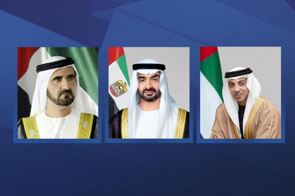 رئيس الدولة ونائباه يهنئون قادة الدول العربية والإسلامية بعيد الفطر السعيد