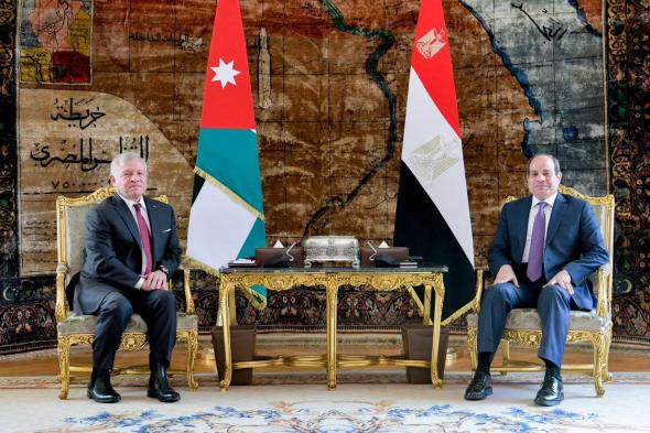 الرئيس السيسي يهنئ ملك الأردن هاتفياً بعيد الفطر المبارك
