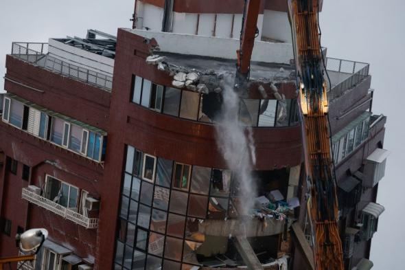 ارتفاع حصيلة ضحايا زلزال تايوان إلى 16 شخصًا