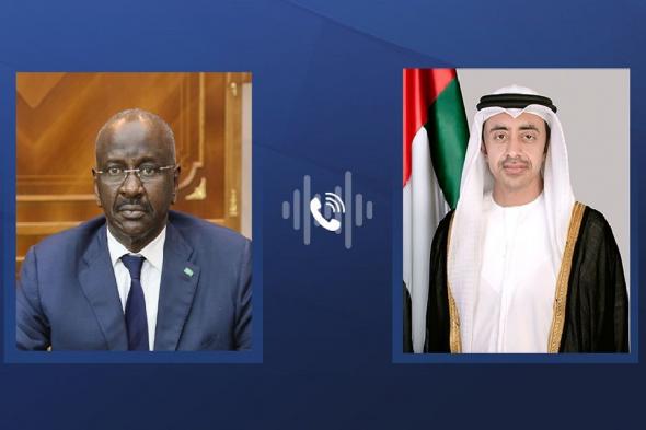 عبدالله بن زايد ووزير خارجية موريتانيا يبحثان هاتفيا العلاقات الثنائية والتطورات بالمنطقة