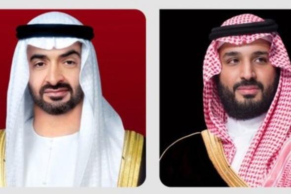 ولي العهد ورئيس الإمارات يبحثان هاتفيًا تداعيات التصعيد العسكري بالمنطقة