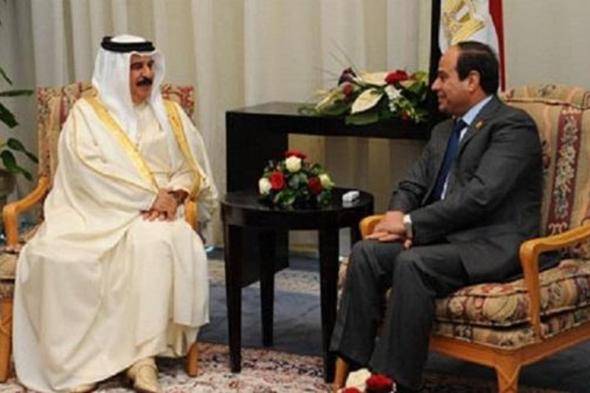 الرئيس المصري يبحث جهود وقف إطلاق النار في غزة مع ملك البحرين