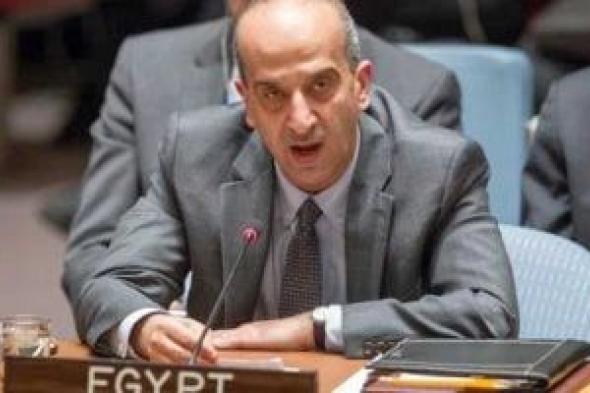 مندوب مصر بمجلس الأمن: الاعتراف بالدولة الفلسطينية حق أصيل للشعب الفلسطينى