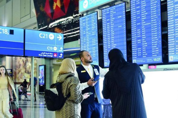 دبي تسهل إجراءات 419 ألف مسافر في الظروف الجوية الطارئة