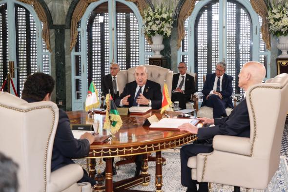 البيان الختامي المشترك للاجتماع التشاوري الأول لقادة الجزائر وتونس وليبيا