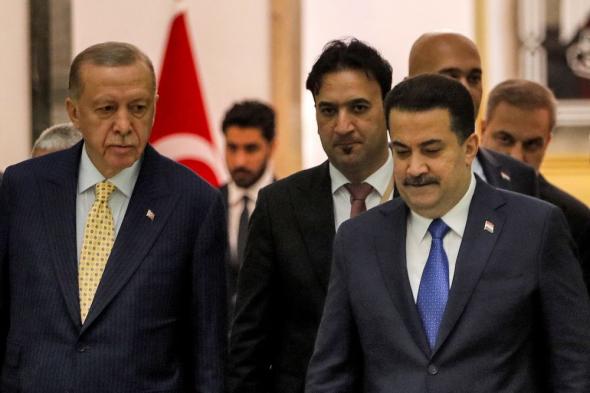 مباحثات عراقية تركية برئاسة السوداني وأردغان في بغداد