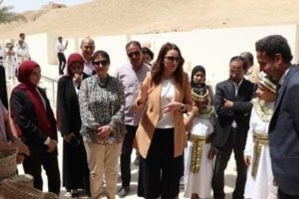 نائب محافظ الجيزة تشهد فعاليات الاحتفال بالذكرى 18 لافتتاح متحف إيمحتب بسقارة