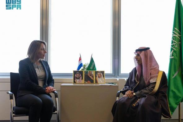 "بن فرحان" يلتقي وزيرة خارجية هولندا ويبحث مستجدات الأوضاع في قطاع غزة