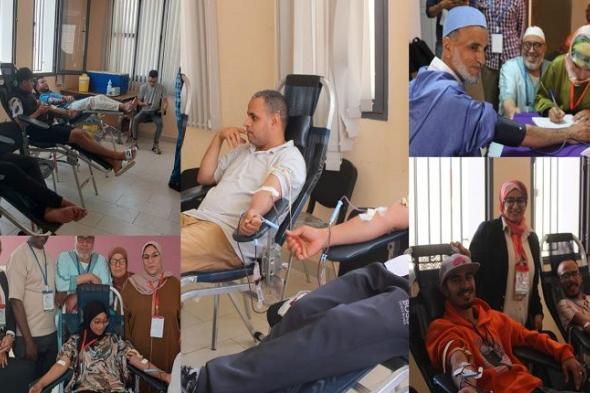 ساكنة القليعة تتبرع بالدم في حملة نظمتها جمعية عين الرحمة