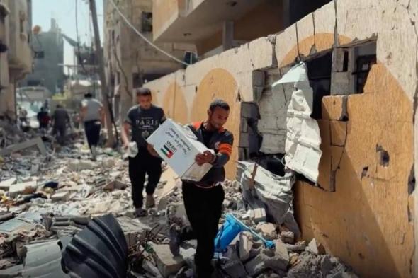بالفيديو| «طيور الخير» تنفذ الإسقاط الجوي الـ 35 للمساعدات الإنسانية والإغاثية على شمال غزة