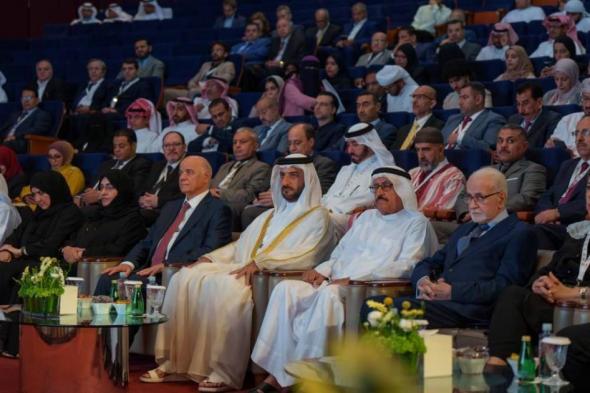 سلطان بن أحمد يشهد افتتاح مؤتمر الشارقة الدولي الأول للغة العربية