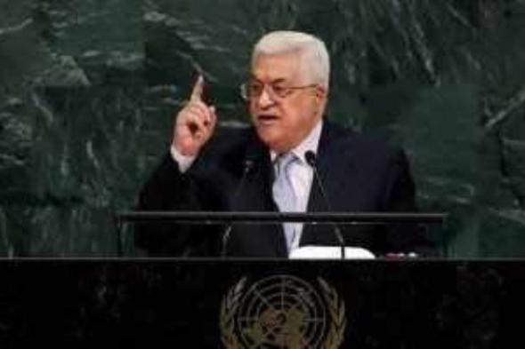 الرئيس الفلسطينى يؤكد ضرورة وقف إطلاق النار فى غزة بشكل فورى