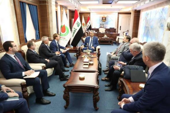 العراق يبحث آفاق التعاون مع «غاز بروم» الروسية