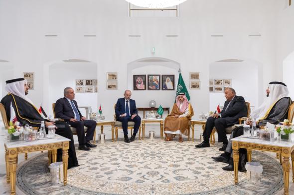 اجتماع سداسي برئاسة السعودية يطالب بوقف الحرب في غزة